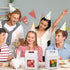 28 Pcs White Paper Gift Bags with Transparent Window - Reusable Flower Bouquet Bags with Handles for Mothers Day,
