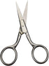 Professional Grooming Scissors for Facial Hair Removal, Stainless Steel Fine Straight Tip Scissors for Men