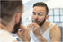 Professional Grooming Scissors for Facial Hair Removal, Stainless Steel Fine Straight Tip Scissors for Men