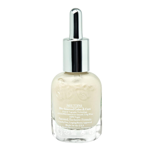 Nailtopia Bio-Sourced Chip Free Nail Lacquer - All Natural, Strengthening Polish - Quick-Dry, Long Lasting Wear - 0.41