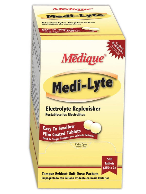 Medique MP030-33 Medi-Lyte Heat Relief Medication, Pack of 50, Standard Capacity, White