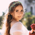 JEAIRTS Green Rhinestone Headband, Gold Leaf Wedding Headpiece, Bridal Crystal Hair Accessories for Women