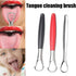 1Pc Silver Tongue Scraper, Metal Cleaner for Bad Breath, Stainless Steel Professional Tongue Cleaner for Oral Care