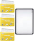 3X Card Lens Magnifier 3.5" x 2" with Protective Sleeves and Ruler Scale, Flexible Fresnel Lens, 3 Pack