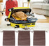 Drawstring Travel Bag, Waterproof Storage Bags for Shoes Clothes, Dustproof Storage Bags (Brown)