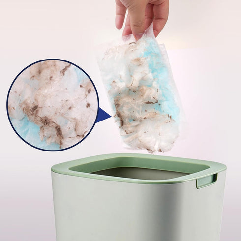 180° Dusters Multi Surface Duster Refills Kit - Extender Handle with 1 Long Handle, 1 Short Handle, 15 Duster Refills