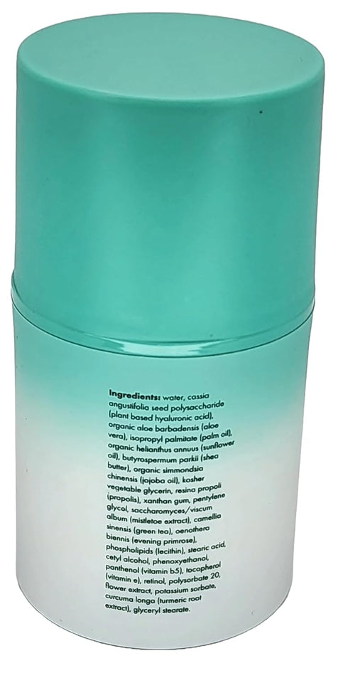 Retinol Cream for Face, Anti Aging Moisturizer, 1.7oz Night and Day with Botanical Hyaluronic Acid, Vegan