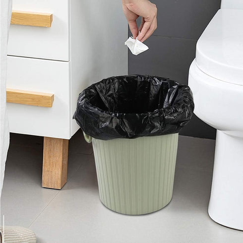 2.6 Gallon Small Drawstring Trash Bags, 108 Counts Black Garbage Bags