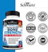 Bone Strength Calcium Supplement - 120 Veggie Capsules with Calcium, Vitamin D3, K2, C, Magnesium, Zinc for Optimal