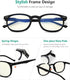 Eyekepper Blue Light Blocking Reading Glasses for Men and Women, Vintage Readers