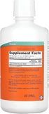 NOW Supplements, Colloidal Minerals Liquid, Plant Derived, Essential Trace Minerals, 32-Ounce