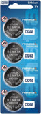 Renata Batteries CR2450N 3 Volt Lithium Coin Battery (4 Pack)