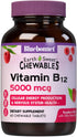 Bluebonnet Nutrition Earth Sweet Vitamin B12 5000 mcg Chewable Tablets, 60 Servings, Vegan, Kosher, Soy-Free,