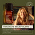 Set Set 2x0.34 oz Headache Essential Oil Blend & Brain Booster Essential Oil Blend - Aromatherapy Grade Essential Oils
