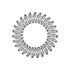 invisibobble Power Traceless Spiral Hair Ties, Pack of 3 Crystal Clear, Gentle for Thick Hair