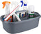 Cleaning Supplies Caddy, Household Tools Organizer with Handle, Large Plastic Bucket, Portable