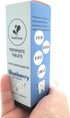 90 Toothpaste Tablets - Refill/Recycle Glass Tube for Travel and Daily Home Office Use, Nano Hydroxyapatite,