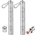 LZQpearl 7 7 Metal Moisture Proof Weekly Pill Organizer, Stackable Aluminum Alloy, Days Pill Case,Portable Pill Box