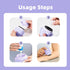 NICECHEF 1.86oz Sunscreen Applicator for Kids with Replaceable Body Sunblock Lotion Sponge Sunscreen Sponge Applicator