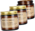 3pcs Aroma Candles Chic Bottle Scented Candles Aromatherapy for Stress Relief for