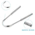 3 PCS Metal Tongue Scraper, Stainless Steel Tongue Scrapers for Adults, Portable Tongue Scrappers YLYL
