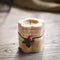 T-shin Flower Shaped Aroma Candle,Village Style Gradient Color Soy Wax Scented Candle for