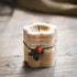 T-shin Flower Shaped Aroma Candle,Village Style Gradient Color Soy Wax Scented Candle for