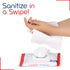 Pack 2 80% (40 Counts) Latalia Hand Wipes of | Alcohol Hand Sanitizer Wipes for Hands & Face Moisturizing, Gentle