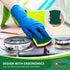 ORIGHTY Heavy Duty Cellulose Scrub Sponges - 24 Count, Powerful Scrubbing & Cleaning for Dishes and Kitchen