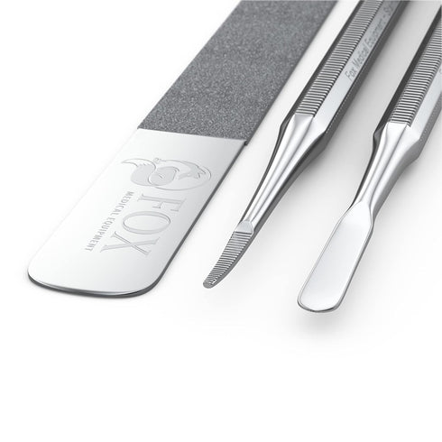 Ingrown Toenail Treatment Tools - Stainless Steel Nail Care Kit - Podiatry Tools for Pedicure & Removal