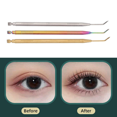 Lash Kit, 3PCS Eyelash Separator Tint Tool with Tail Comb for Eyelash Perming and Makeup Supplies