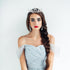 Lurrose Star Shaped Rhinestone Crowns, Bridal Tiaras Headpiece for Wedding Ceremony Party