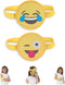 FOMI Kids Hot Cold Gel Ice Packs - 2 Pack, Multi-Use Emoji Designed Wrap for Pain Relief for Children, Reusable Compress