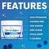 Zero Sugar Blue Raspberry Electrolytes Powder, Refreshing Hydration, 37 Servings, Vegan & Keto Friendly