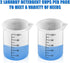 2pcs Silicone Measuring Cup for Laundry Detergent Dispenser, Liquid Detergent with Scale Marks for Precise Measurement