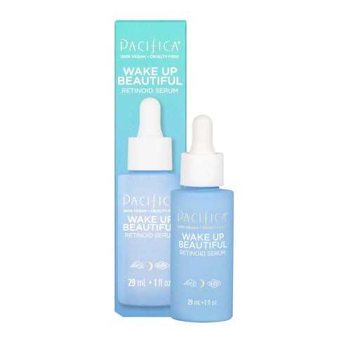Pacifica Beauty Wake Up Beautiful Overnight Retinoid Serum for Fine Lines, Dark Spots, Uneven Skin Tone, Vegan