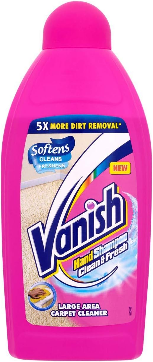Vanish Clean & Fresh Hand Carpet Shampoo Cleanser 450Ml
