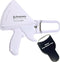 Sequoia Fitness Trimcal 4000 Body Fat Caliper with Body Measure Tape & Fat% Chart, White & Black