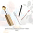 Universal Cuff for Utensil Spoon Fork, Leather ADL Cuff with Elastic Strap for Weak Grip, Tremors