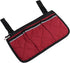 Shophubio Compact Side Bag Wheelchairs And Folding Chairs Store Small Items Effortlessly, Improve Accessibility(red)