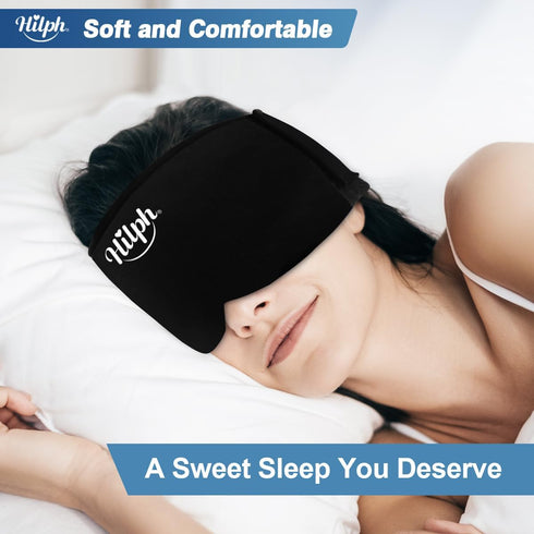 Hilph Migraine Gel Ice Pack Head Wrap for Headache Relief, Adjustable Cap with Hot Cold Compress for Tension, Stress,