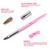 5pcs/set 2#/4#/6#/8#/10# Kolinsky Sable Brush Acrylic Nail Art Brush Nail Art Painting Brush (size 8#)