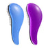 WYNK Detangling Brush 2-Pack for Adults & Kids, Blue & Purple Hairbrush for Curly/Thick/Wet Hair