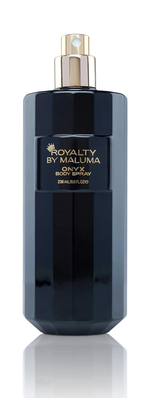 Onyx Body Spray - Luxurious Long-Lasting Perfume for Men - 8 oz - Fougere Amber Wood Fragrance