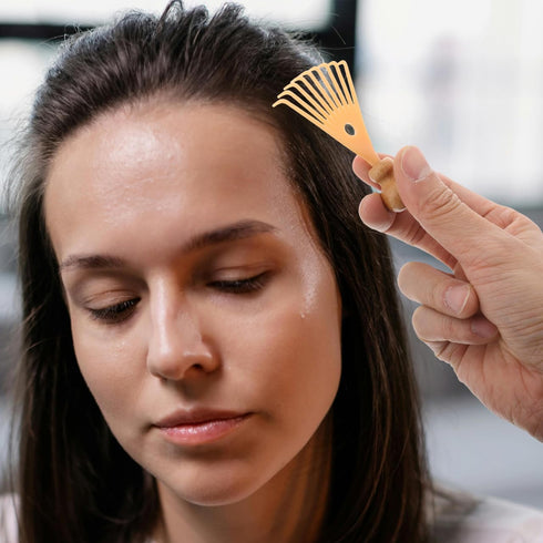 HOODANCOS Manual Head Massager Mini Scalp Scratcher Tool for Hair Stimulation Portable Massage Comb for Relaxation