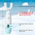 Kids Electric Toothbrush, 6 Cleaning Models Toddler Waterproof Battery Powered Sonic U-Shaped Toothbrush