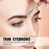 Eyebrow Scissors, Small Stainless Steel Scissors for Hair, Eyebrows, Nose Hair, Beard, Eyelashes, Cuticle - ASONTAO