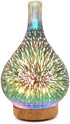 SMGZC 3D Firework Glass Essential Oil Aroma Diffuser Ultrasonic Aromatherapy Humidifier Aromatherapy Lamp-