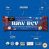 Raw Rev Vegan High-Protein Bars, Double Chocolate Brownie Batter, 10g Plant Protein, 12 Count, 1.6 Oz