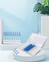 200 PCS Soft Interdental Brushes, Disposable Dental Toothpicks for Cleaning, Tooth Flossing Brush Tool in Blue Colors